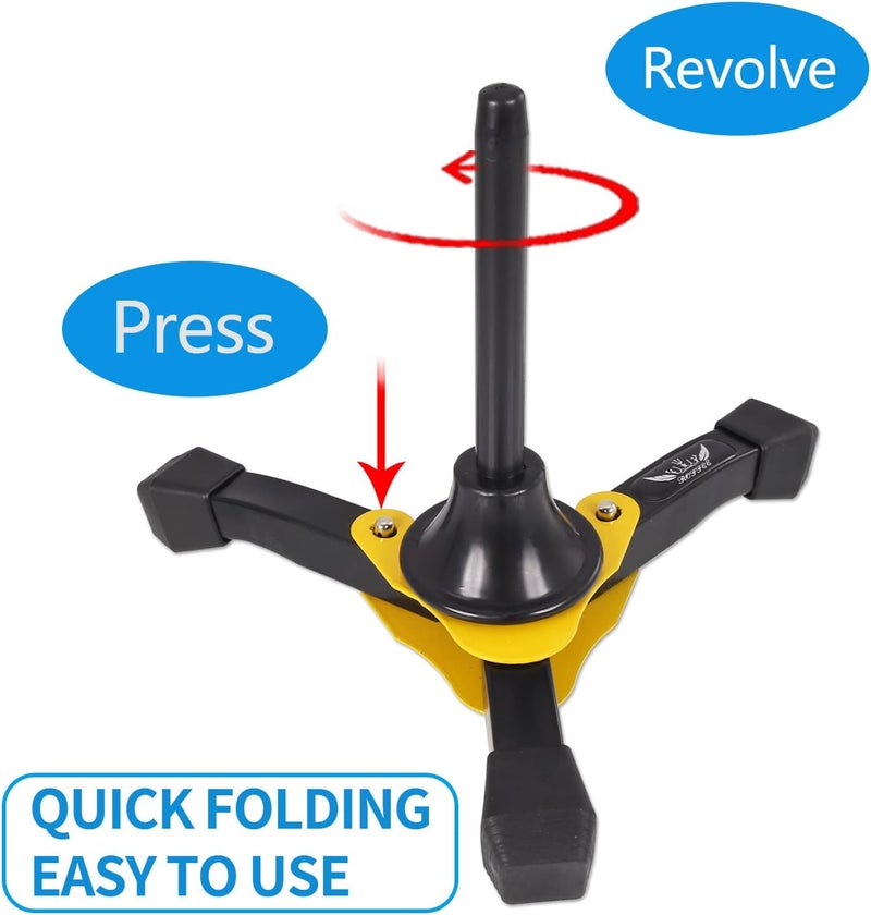 Rofee Portable Foldable Tripod Stand for Clarinet and Flute,Sturdy Stand Suitable as the Perfect Accessory for Musicians on the Go - Image 2